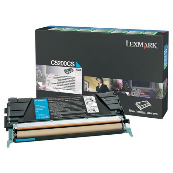 LEXMARK C5200CS TONER CYAN 1500 PAGINI