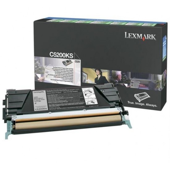 LEXMARK C5200KS TONER BLACK 1500 PAGINI