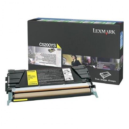 LEXMARK C5200YS TONER YELLOW 1500 PAGINI