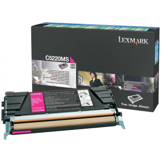 LEXMARK C5222MS TONER MAGENTA