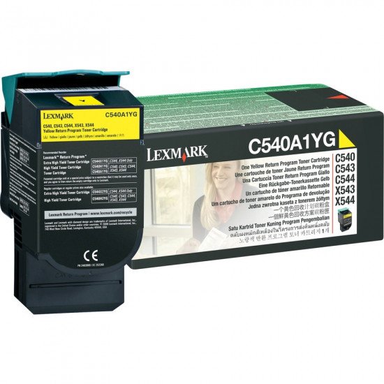 LEXMARK C540A1YG TONER YELLOW