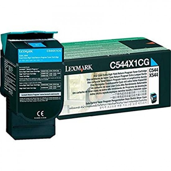 LEXMARK C544X1CG TONER CYAN