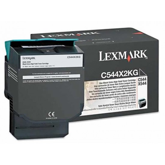 LEXMARK C544X2KG TONER BLACK