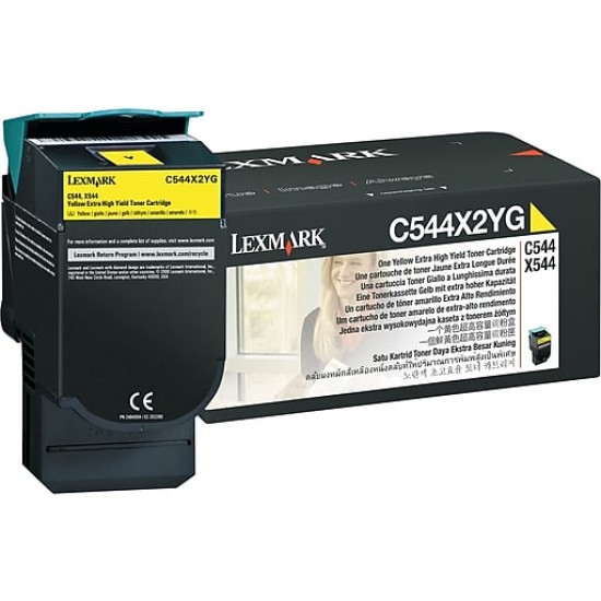 LEXMARK C544X2YG TONER YELLOW