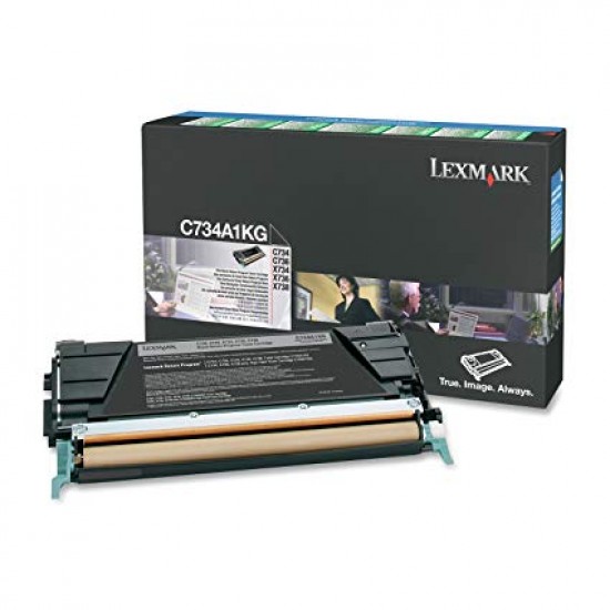 LEXMARK C734A1KG TONER BLACK