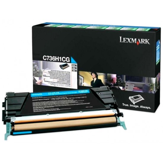 LEXMARK C736H1CG TONER CYAN