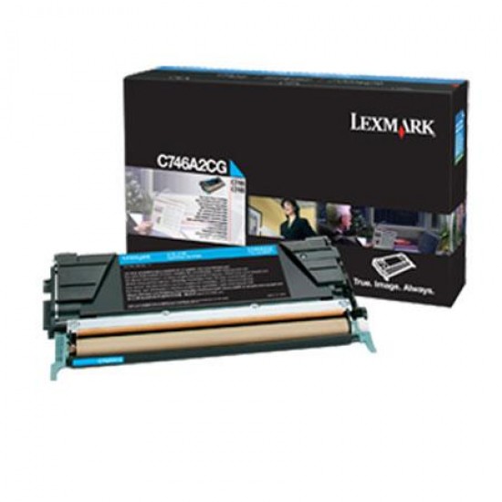 LEXMARK C746A2CG TONER CYAN