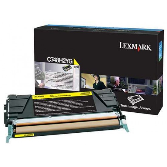 LEXMARK C748H2YG TONER YELLOW