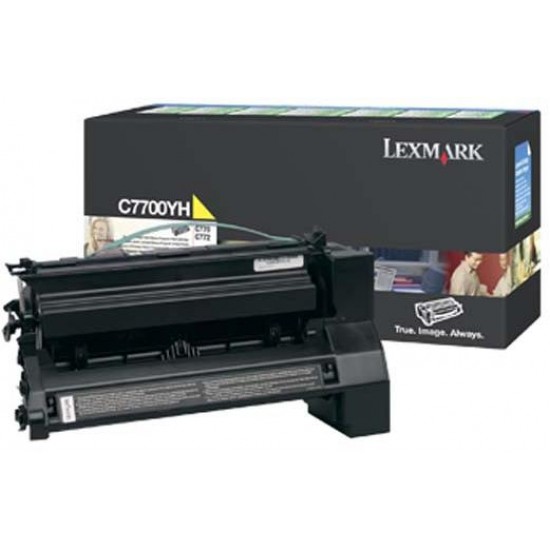 LEXMARK C7700YH TONER YELLOW