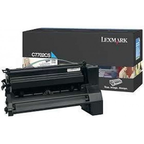 LEXMARK C7702CS TONER CYAN