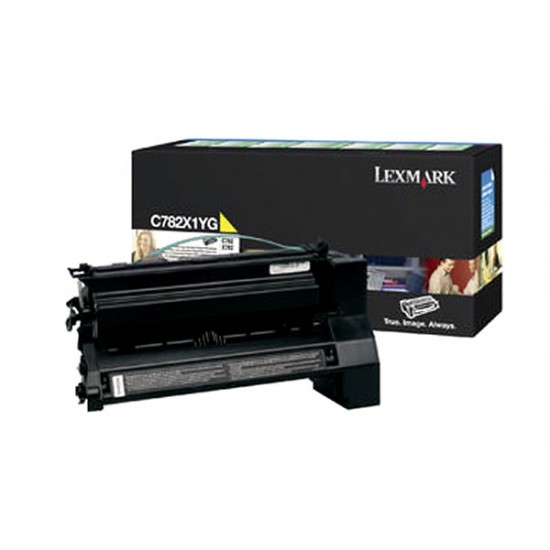 LEXMARK C782X1YG TONER YELLOW