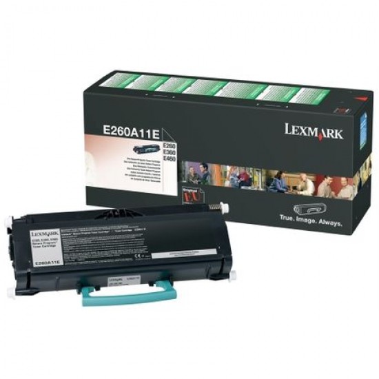 LEXMARK E260A11E TONER BLACK