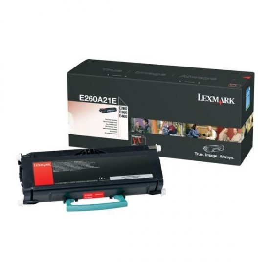 LEXMARK E260A21E TONER BLACK