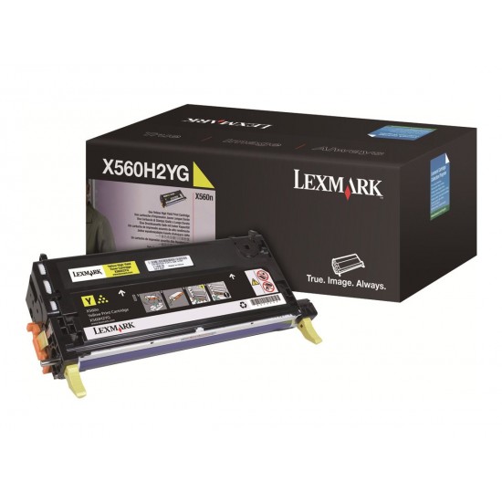 LEXMARK X560H2YG TONER YELLOW