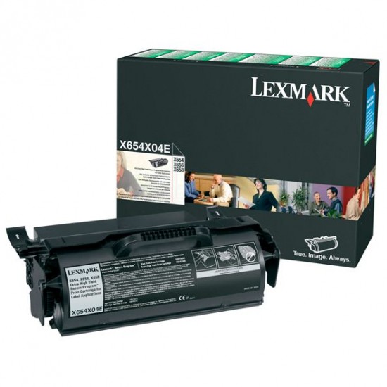 LEXMARK X654X04E TONER BLACK