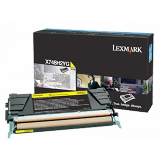 LEXMARK X748H2YG TONER YELLOW