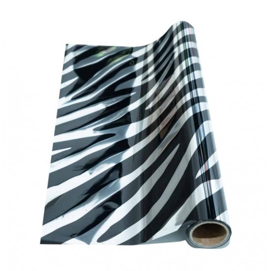 Nanodiy folie cu efect metalic zebra