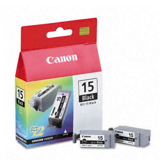 CANON BCI-15Bk TWIN PACK