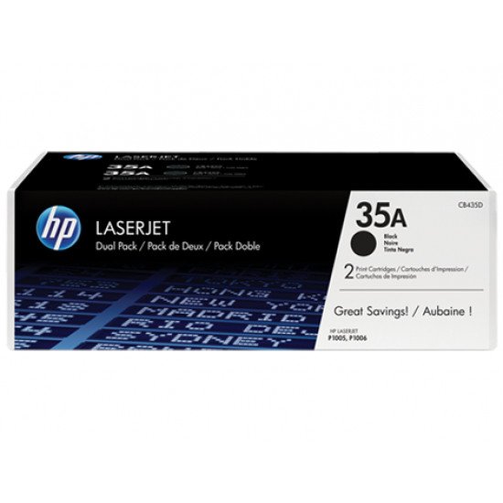 HP 35A negru TWIN PACK