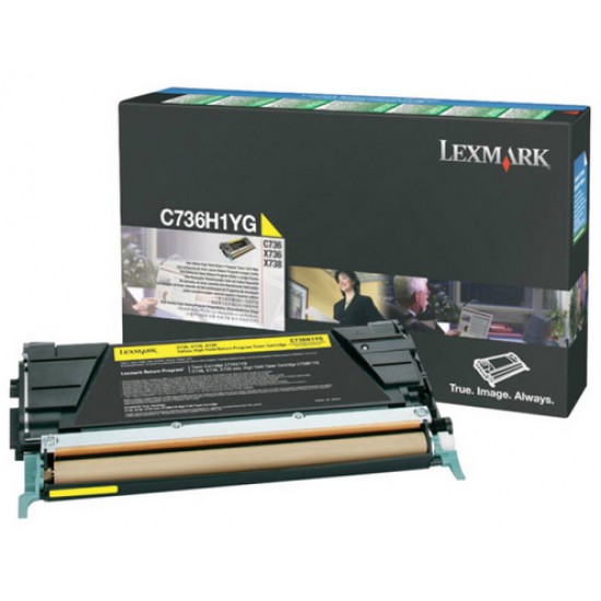 LEXMARK C736H1YG yellow