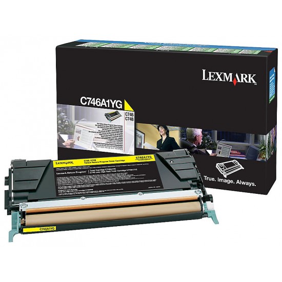 LEXMARK C746A1YG yellow